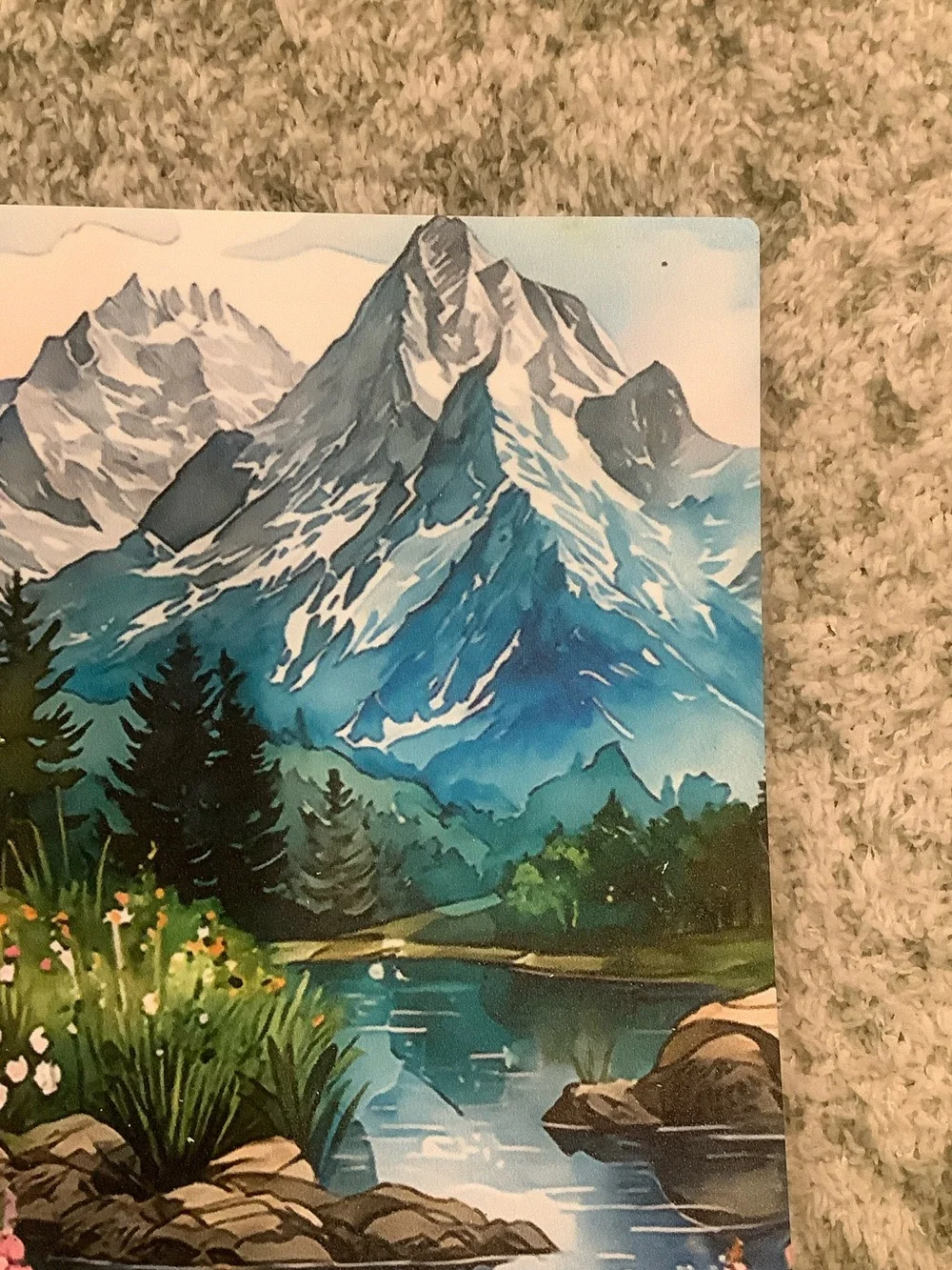 Spiral-Bound Mountain Lake Camping Travel Notebook Journal NWT ~75 lined pages